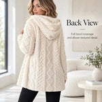 Fuzzy Sherpa Hooded Cardigan