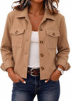 Flannels for Women Cropped Shacket