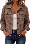 Flannels for Women Cropped Shacket