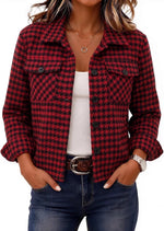 Flannels for Women Cropped Shacket