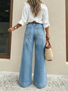 Women's High-Waist Wide-Leg Jeans