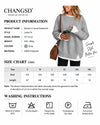 Women's Relaxed Long-Sleeve Sweatshirt – Oversized Casual Pullover