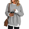 Women's Relaxed Long-Sleeve Sweatshirt – Oversized Casual Pullover