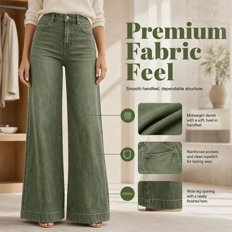 Women’s High-Waisted Wide-Leg Jeans
