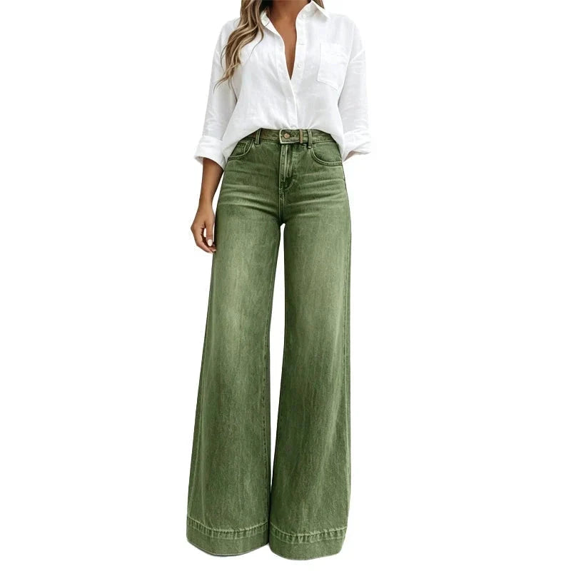 Women’s High-Waisted Wide-Leg Jeans