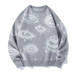 Men's Eye Graphic Knit Sweater