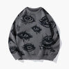 Men's Eye Graphic Knit Sweater
