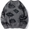Men's Eye Graphic Knit Sweater