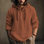 Men's Lightweight Cotton-Linen Hoodie