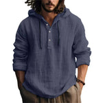 Men's Lightweight Cotton-Linen Hoodie