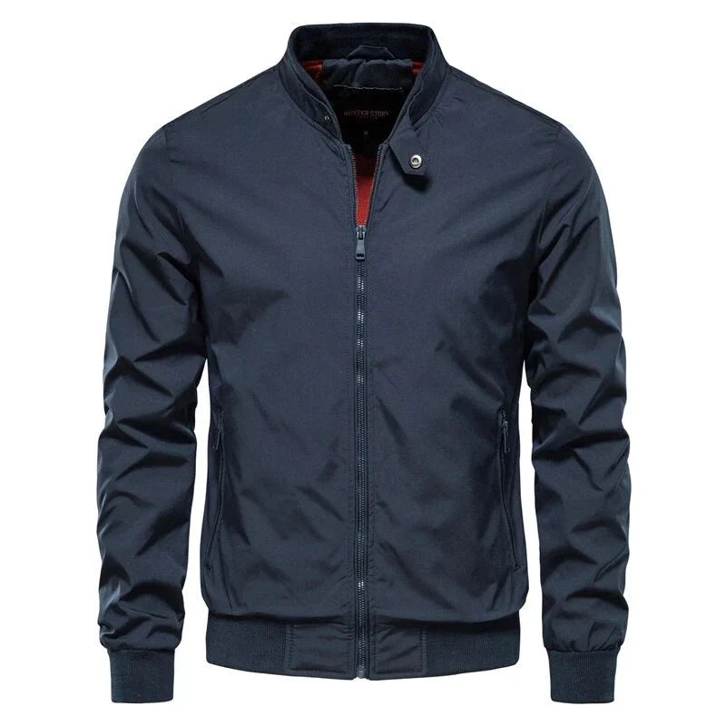 Men's Stand-Collar Bomber Jacket