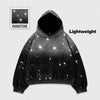 Rhinestone Glitter Unisex Oversized Hoodie – Sparkly Long Sleeve Hooded Sweatshirt