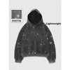 Rhinestone Glitter Unisex Oversized Hoodie – Sparkly Long Sleeve Hooded Sweatshirt