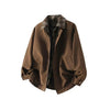 Men's Vintage Plaid-Trim Bomber Jacket – Relaxed Fit