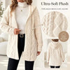 Fuzzy Sherpa Hooded Cardigan