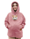 Lamb Wool Pet Pocket Hoodie